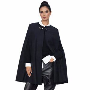 Zara Manteco Wool Cape